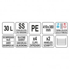 YG-09226 YATO GASTRO Termos din plastic pentru tra..
